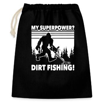 Dirt Fishing Big Foot - Gift Bag 40 x 50 cm - black - Front