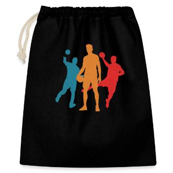 Handball players Handball men Boys Handball - Gift Bag 40 x 50 cm - black - Front