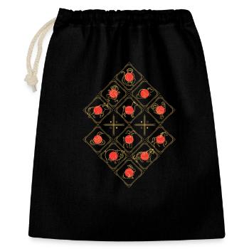 Chinese New Year Chinese Zodiac Animal Signs Lunar - Gift Bag 40 x 50 cm - black - Front