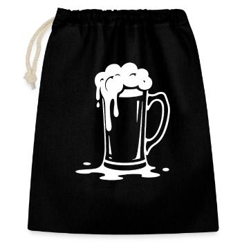Overflowing Beer Mug Foam Party - Gift Bag 40 x 50 cm - black - Front