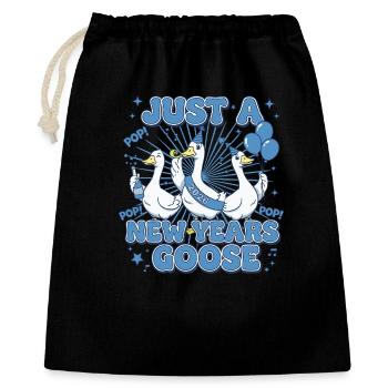 Juste une célébration du Nouvel An 2026 - Sac cadeau 40 x 50 cm - noir - Devant