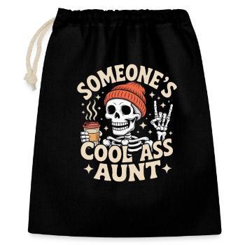 Someones Cool Ass Aunt  - Gift Bag 40 x 50 cm - black - Front