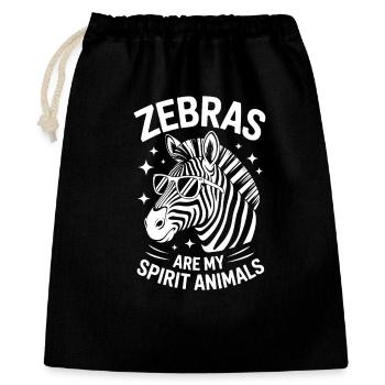Zebra Saying Funny Zebra Gift - Gift Bag 40 x 50 cm - black - Front