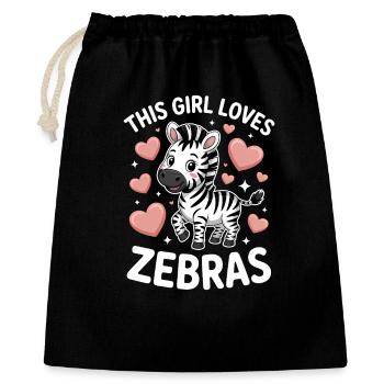 Zebra Saying Funny Zebra Gift - Gift Bag 40 x 50 cm - black - Front