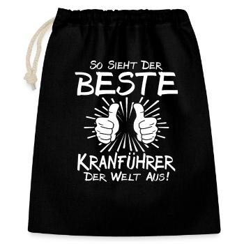 Best Crane Operator - Gift Bag 40 x 50 cm - black - Front