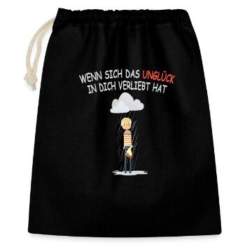 When misfortune has fallen in love with you - Gift Bag 40 x 50 cm - black - Front