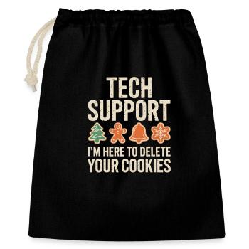Tech Support Cookies Deletion - Gift Bag 40 x 50 cm - black - Front