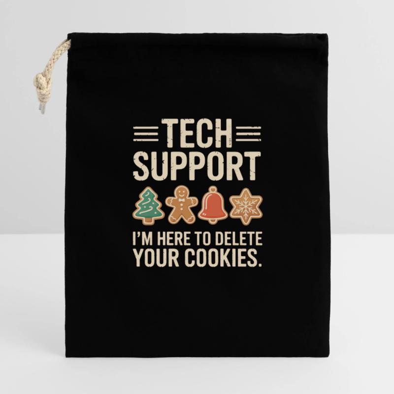Tech Support Cookies: Debugging Yuletide Gift Bag 40 x 50 cm