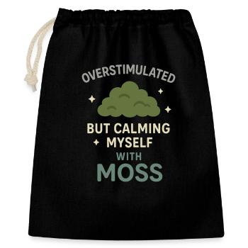 Neurodivergent introvert - Gift Bag 40 x 50 cm - black - Front
