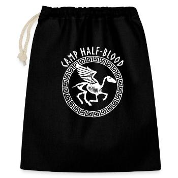 Camp Half Blood Cabin 13 Île de camping des dinosaures - Sac cadeau 40 x 50 cm - noir - Devant