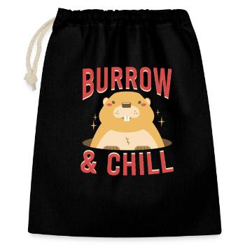 Groundhog Day Groundhog - Gift Bag 40 x 50 cm - black - Front