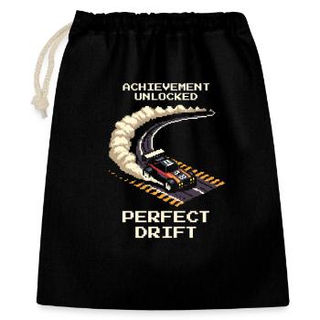Erfolg: Perfekter Drift | RC Drift - Geschenkbeutel aus Baumwolle (40 x 50 cm) - Schwarz - Vorne