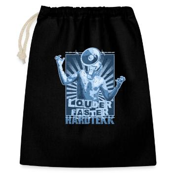 Hardtekk Tekke Allemagne de l’Est - Sac cadeau 40 x 50 cm - noir - Devant