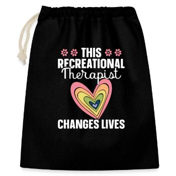  Recreational Therapy Appreciation RT Therapeutic - Gift Bag 40 x 50 cm - black - Front