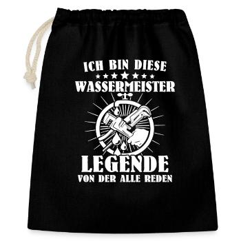 Water master - Gift Bag 40 x 50 cm - black - Front
