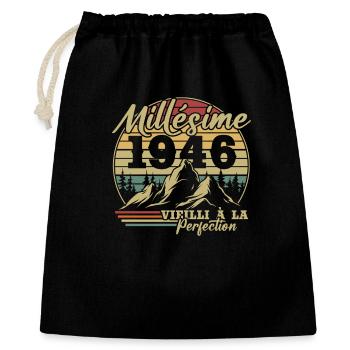 Vintage 1946 - Gift Bag 40 x 50 cm - black - Front
