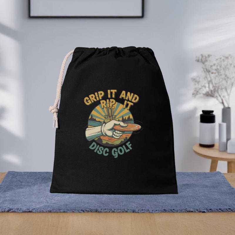 Grip It And Rip It Disc Golf Flying Disc Gift Bag 40 x 50 cm