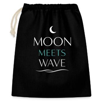 Navigation de nuit avec - Sac cadeau 40 x 50 cm - noir - Devant