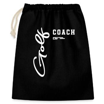 Golf Coach Classic Course Design for Instructors - Gift Bag 40 x 50 cm - black - Front