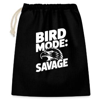 Bird Mode: Savage - Gift Bag 40 x 50 cm - black - Front