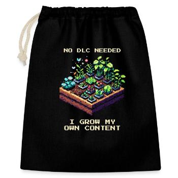 Aucun DLC nécessaire | Jardin en autonomie - Sac cadeau 40 x 50 cm - noir - Devant