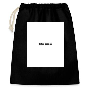 Mode café activé - Sac cadeau 40 x 50 cm - noir - Devant