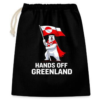Greenland hands out of contact - Gift Bag 40 x 50 cm - black - Front
