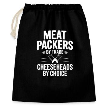 Meat Packers by Trade Cheeseheads by Choice - Gift Bag 40 x 50 cm - black - Front