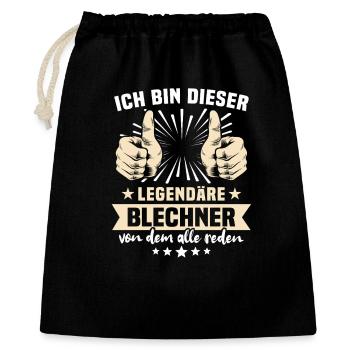 Dictons de Blechner - Sac cadeau 40 x 50 cm - noir - Devant