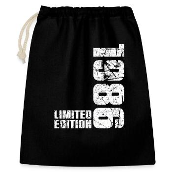 40th Anniversary Man Woman 40 Years 1986 Gift - Gift Bag 40 x 50 cm - black - Front