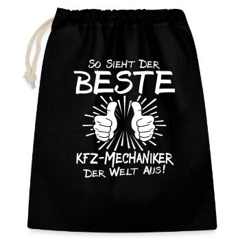 Best Car Mechanic - Gift Bag 40 x 50 cm - black - Front