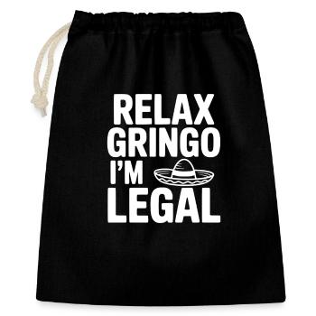 Relax Gringo I'm Legal - Gift Bag 40 x 50 cm - black - Front