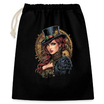 Femmes Steampunk Magnifiques Steampunk - Sac cadeau 40 x 50 cm - noir - Devant