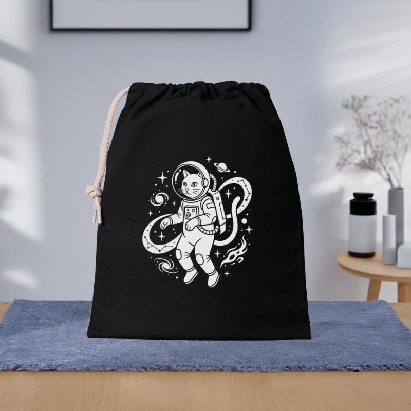 Kitty exploratrice spatiale Sac cadeau 40 x 50 cm