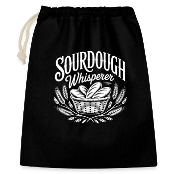 Sourdough Sayings Bread Funny Sourdough Gift - Gift Bag 40 x 50 cm - black - Front