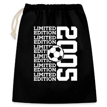 21E ANNIVERSAIRE DU FOOTBALL EN ÉDITION LIMITÉE 2005 - Sac cadeau 40 x 50 cm - noir - Devant