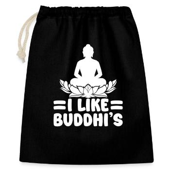 Pilates Enthusiasts I Like Buddhi ́s Pilates - Gift Bag 40 x 50 cm - black - Front