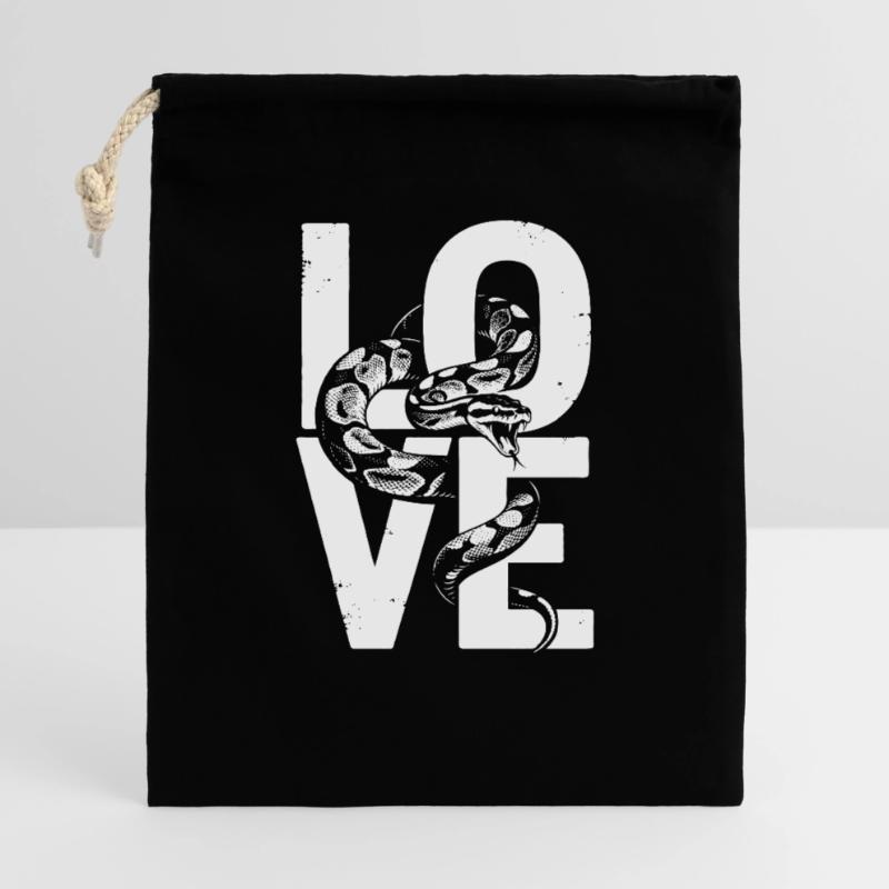 Les serpents rois Python ADORENT les pythons de terrarium Sac cadeau 40 x 50 cm