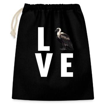 Vautour - Sac cadeau 40 x 50 cm - noir - Devant