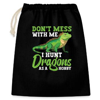  Reptile Hunter Equipment Iguana Slayer Lizard - Gift Bag 40 x 50 cm - black - Front