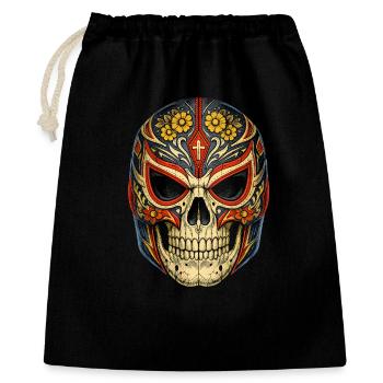 Lucha Libre Luchador Dias De Los Muertos - Sac cadeau 40 x 50 cm - noir - Devant