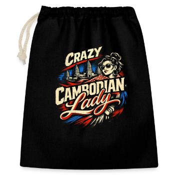 Cambodia Cambodians - Gift Bag 40 x 50 cm - black - Front