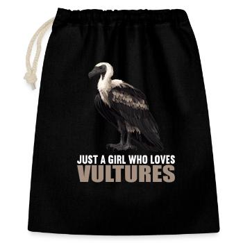 Vautour - Sac cadeau 40 x 50 cm - noir - Devant