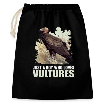 Vautour - Sac cadeau 40 x 50 cm - noir - Devant