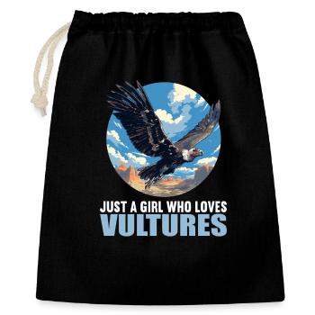 Vautour - Sac cadeau 40 x 50 cm - noir - Devant