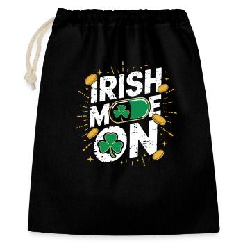 Irish Mom Shamrock Gold Fiesta - Gift Bag 40 x 50 cm - black - Front