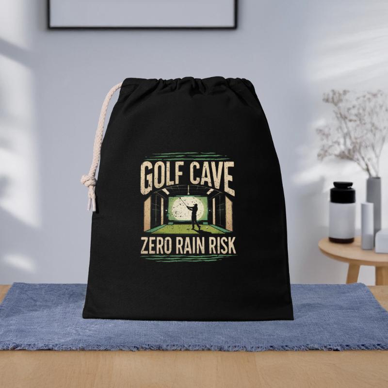 Simulateur de golf, grotte de golf, zéro risque de pluie Sac cadeau 40 x 50 cm