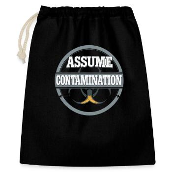 microbiology - Gift Bag 40 x 50 cm - black - Front