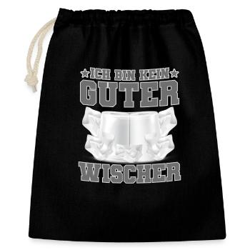 Toilet paper I'm a good mop - Gift Bag 40 x 50 cm - black - Front