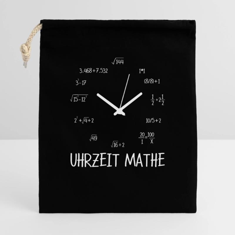 Time math math math teacher student Gift Bag 40 x 50 cm